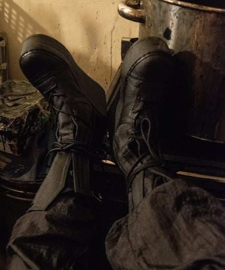 k.j dan × JFR "high heel lace up sneaker"