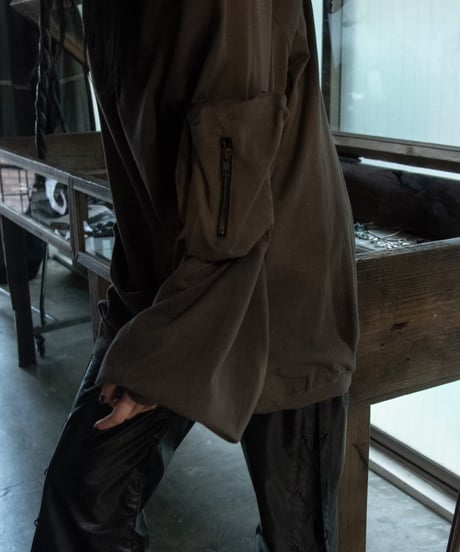 JFR "Reaction exchange zip cutsew" Black & Kaki.