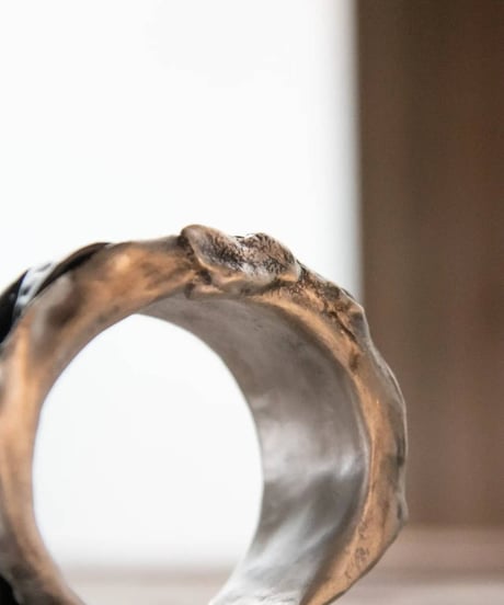 Ferric "Iron × silver gravity bangle" Single ver.