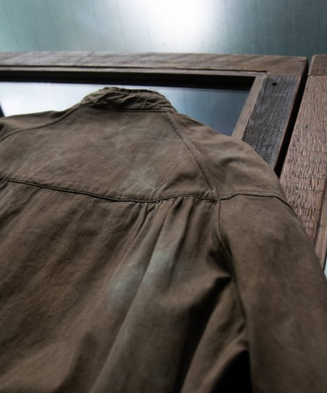 JFR "Pull over shirt" Rust dye & Japanese ink dye