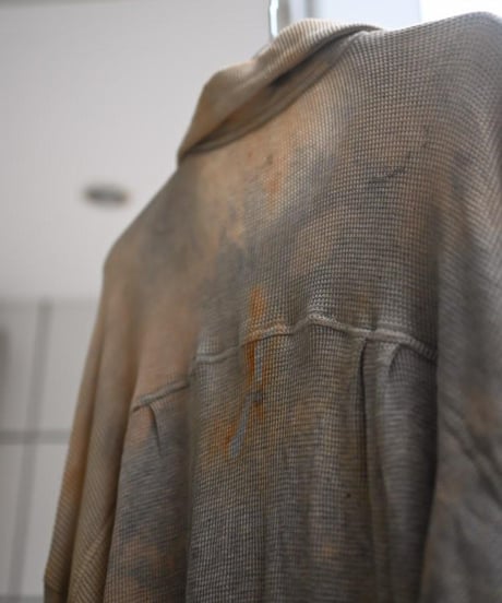 WILDFRÄULEIN "Half zip cutsew" Rust waffle.