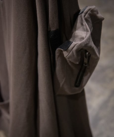 JFR "Reaction exchange zip cutsew" Black & Kaki.