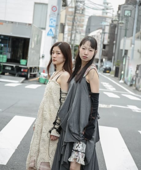 Hankes "Draping CLØWD dress" × "Knitting PIÑK dress"
