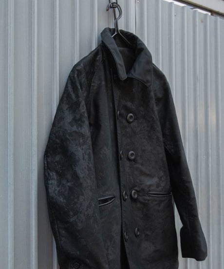 WILDFRÄULEIN "Black molskin amish jacket"Wax corting.