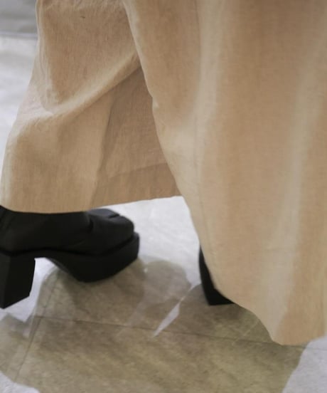 k.j dan "Heel back zip boots" Tabi.