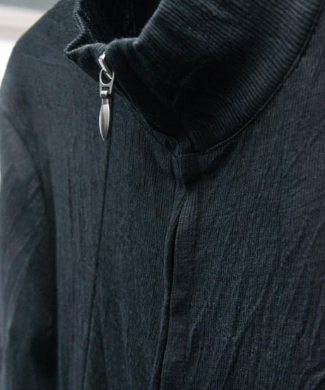 WILDFRÄULEIN "Zip up half sleeves dress coat" Yohryu black & grey.