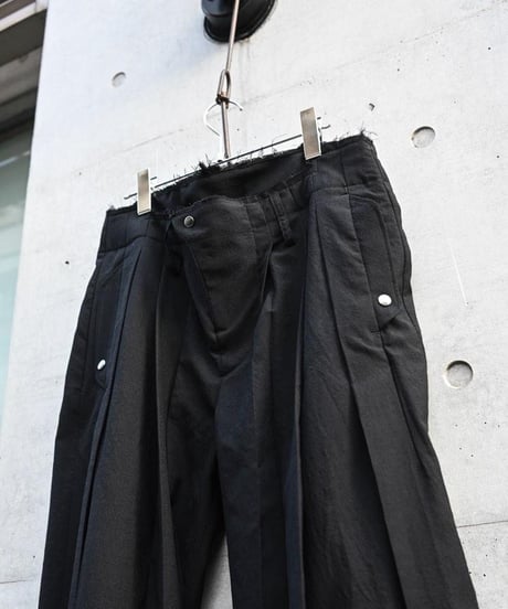 WILDFRÄULEIN "Dohgi 3tuck wide pants" Albatross.