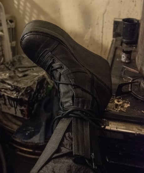 k.j dan × JFR "high heel lace up sneaker"