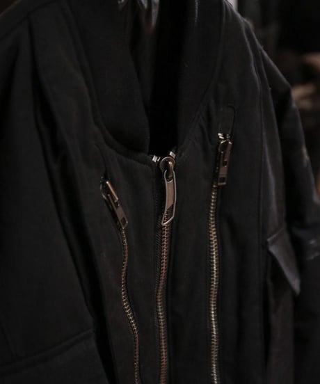 WILDFRÄULEIN "Goat bomber jacket type-c" Black C/N.