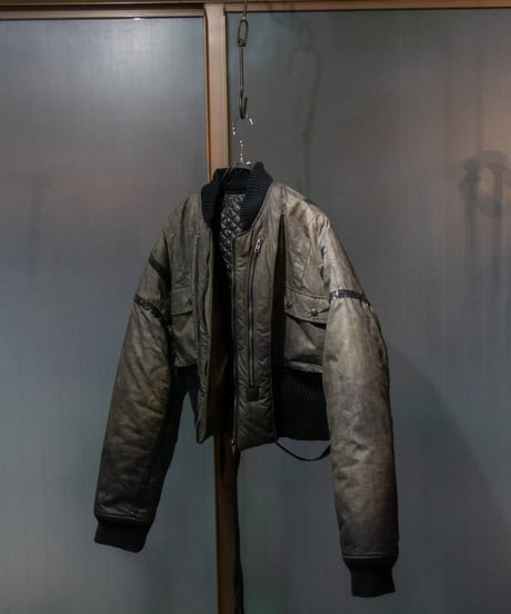 WILDFRÄULEIN "Goat bomber jacket type-c" Dark.