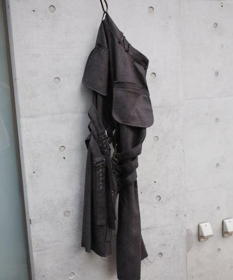 Hankes "Bontage flare pants"