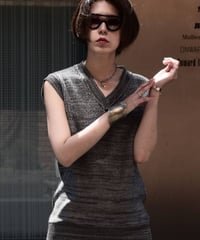 WILDFRÄULEIN "Metal knit vest"