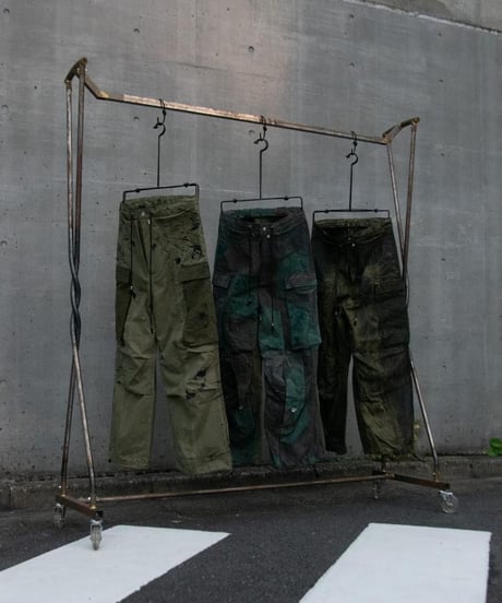 WILDFRÄULEIN "Camouflage tech cargo wide pants"