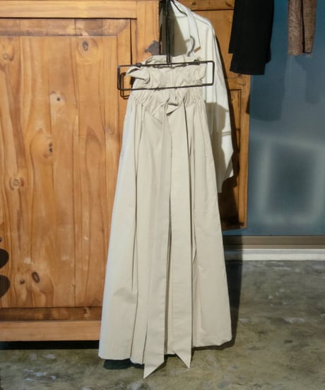 WILDFRÄULEIN"The prayers long skirt" Denim & Beige.