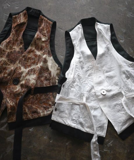 WILDFRÄULEIN "Semi gilet" Antique linen.