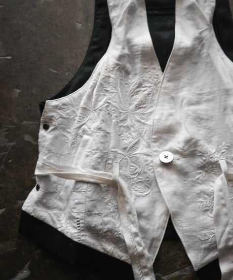WILDFRÄULEIN "Semi gilet" Antique linen.