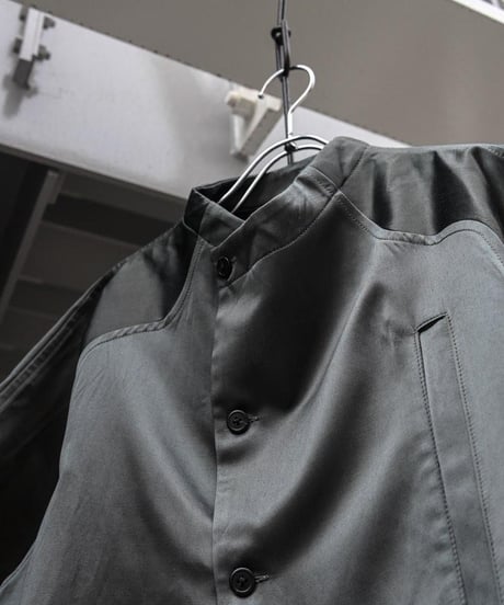 NL "Half sleeve shirt" Silk × nylon satin.