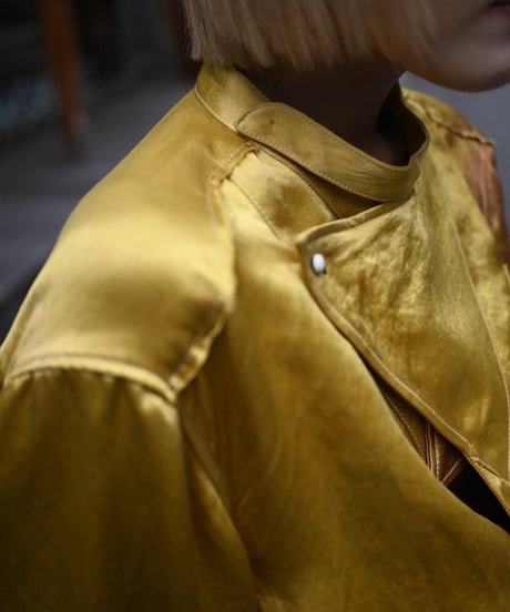 WILDFRÄULEIN × Gauche "Bourgeois shirt" Golden apple.