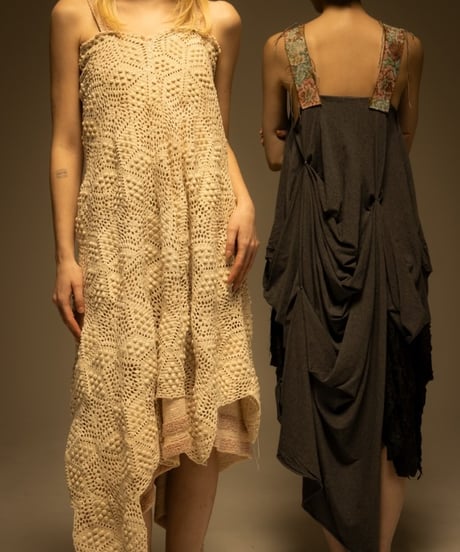 Hankes "Draping CLØWD dress" × "Knitting PIÑK dress"