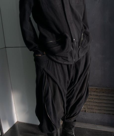WILDFRÄULEIN "Fleece sarouel wide pants"