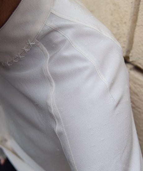WILDFRÄULEIN "Royalty shirt" White silk.
