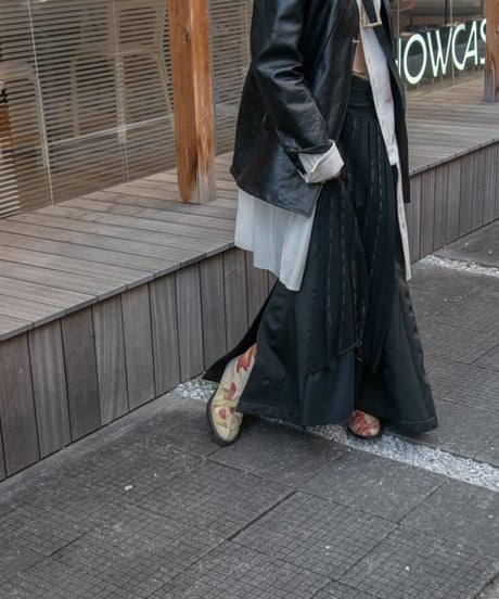 Hankes × Soiihm "Antique canvas boots"