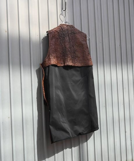 WILDFRÄULEIN "Japonism industrial leather vest"