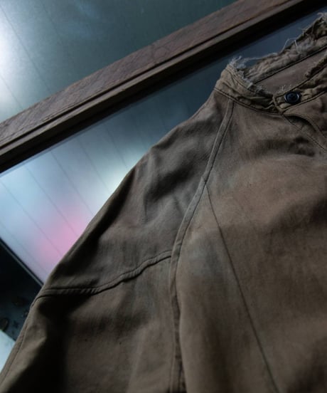 JFR "Pull over shirt" Rust dye & Japanese ink dye