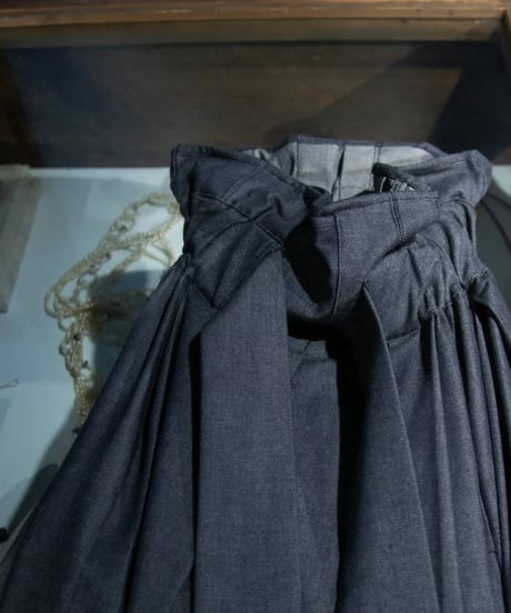 WILDFRÄULEIN"The prayers long skirt" Denim & Beige.