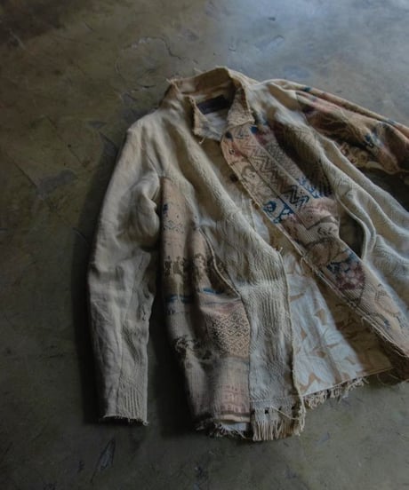 Gauche "Inside out faded jacket" Native american.
