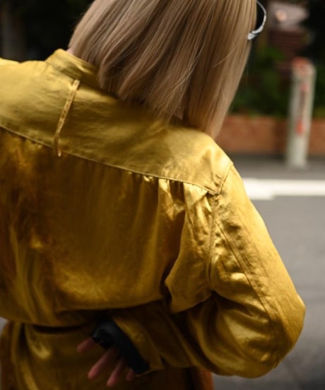 WILDFRÄULEIN × Gauche "Bourgeois shirt" Golden apple.