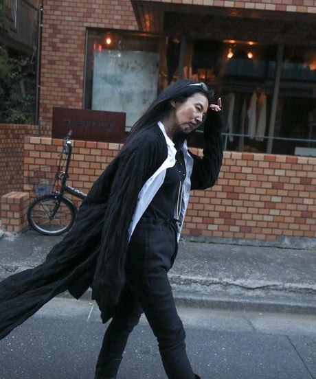 Hankes "Jacquard knit longers cardigan"
