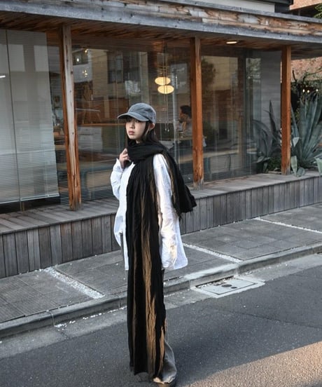 WILDFRÄULEIN "Wool × Linen stole"