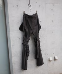 Hankes "Bontage flare pants"