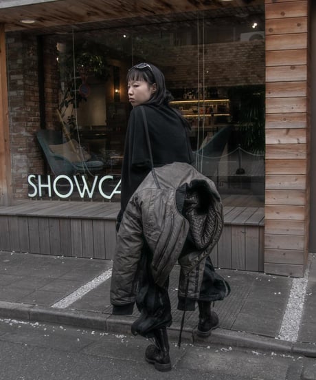WILDFRÄULEIN "Goat bomber jacket type-c" Dark.