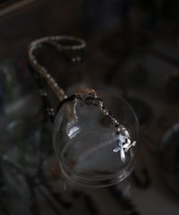 WILDFRÄULEIN × μ "Crossing heart pure mindfulness Imitation pearl - Real glasses"