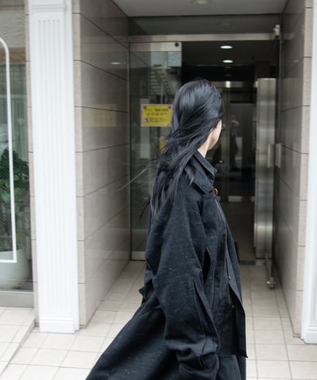 WILDFRÄULEIN "Coat" Kasuri wool × linen.