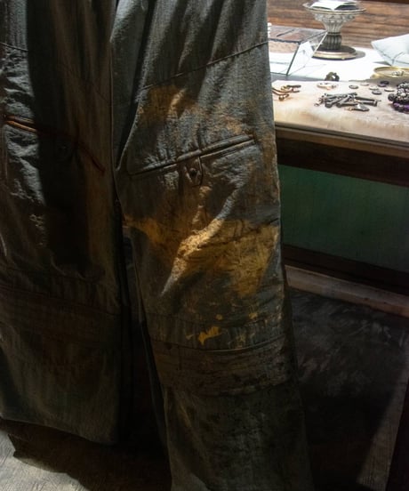 Northernislands "Advantage tech pants" Kaki rust dye.