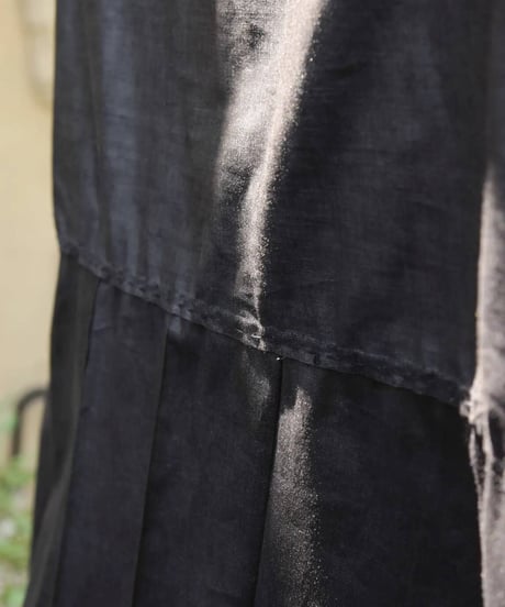 JFR "Chintz black linen shirt"