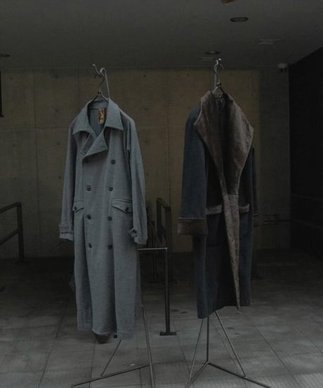 Hankes "Boa × wool luxurious coat"
