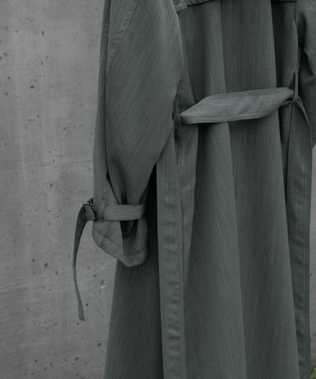 WILDFRÄULEIN "Trench coat" Offgreen silk.