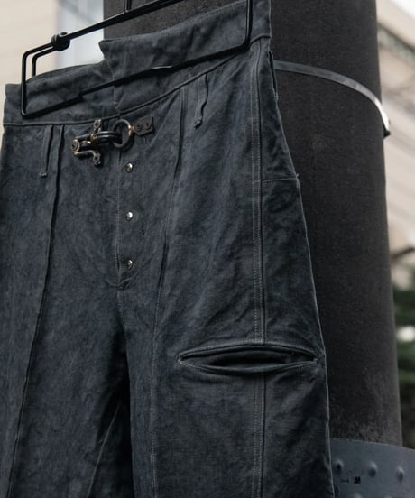WILDFRÄULEIN "Heavy linen high waist skiny pant"