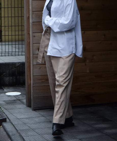 Hankes "Lap pants" Orangebeige denim ver.