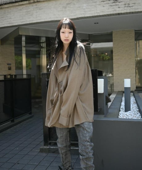 WILDFRÄULEIN "Heavy linen high waist skiny pant"