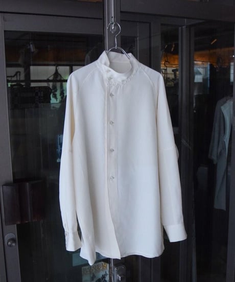 WILDFRÄULEIN "Royalty shirt" White silk.