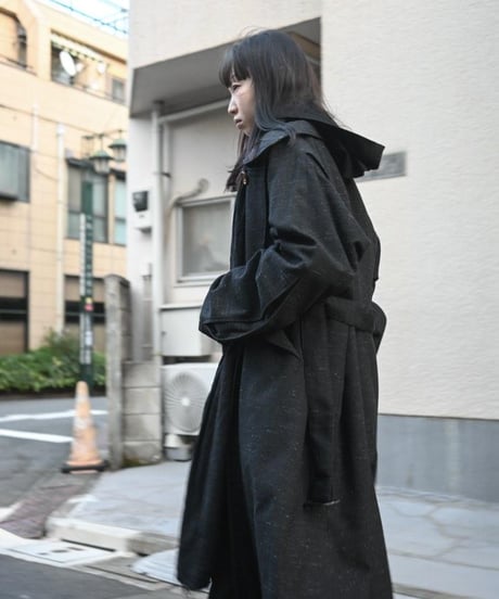WILDFRÄULEIN "Coat" Kasuri wool × linen.
