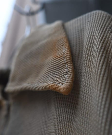 WILDFRÄULEIN "Half zip cutsew" Rust waffle.