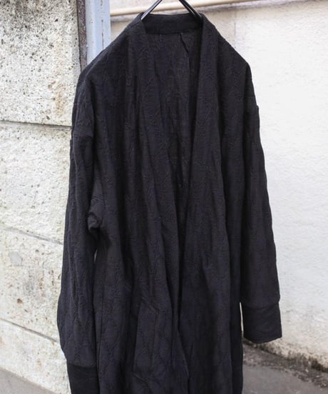 Hankes "Jacquard knit longers cardigan"