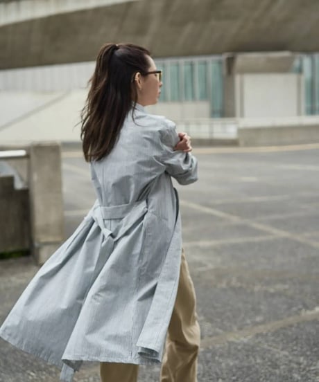 Gauche "Hickory pin stripe atelier coat"