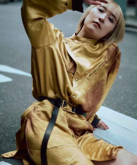 WILDFRÄULEIN × Gauche "Bourgeois shirt" Golden apple.